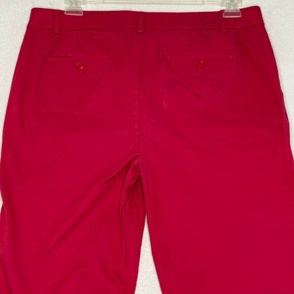 Talbots The Perfect Cropped Capri Pants Size 16 Wide Leg - Picture 4 of 7